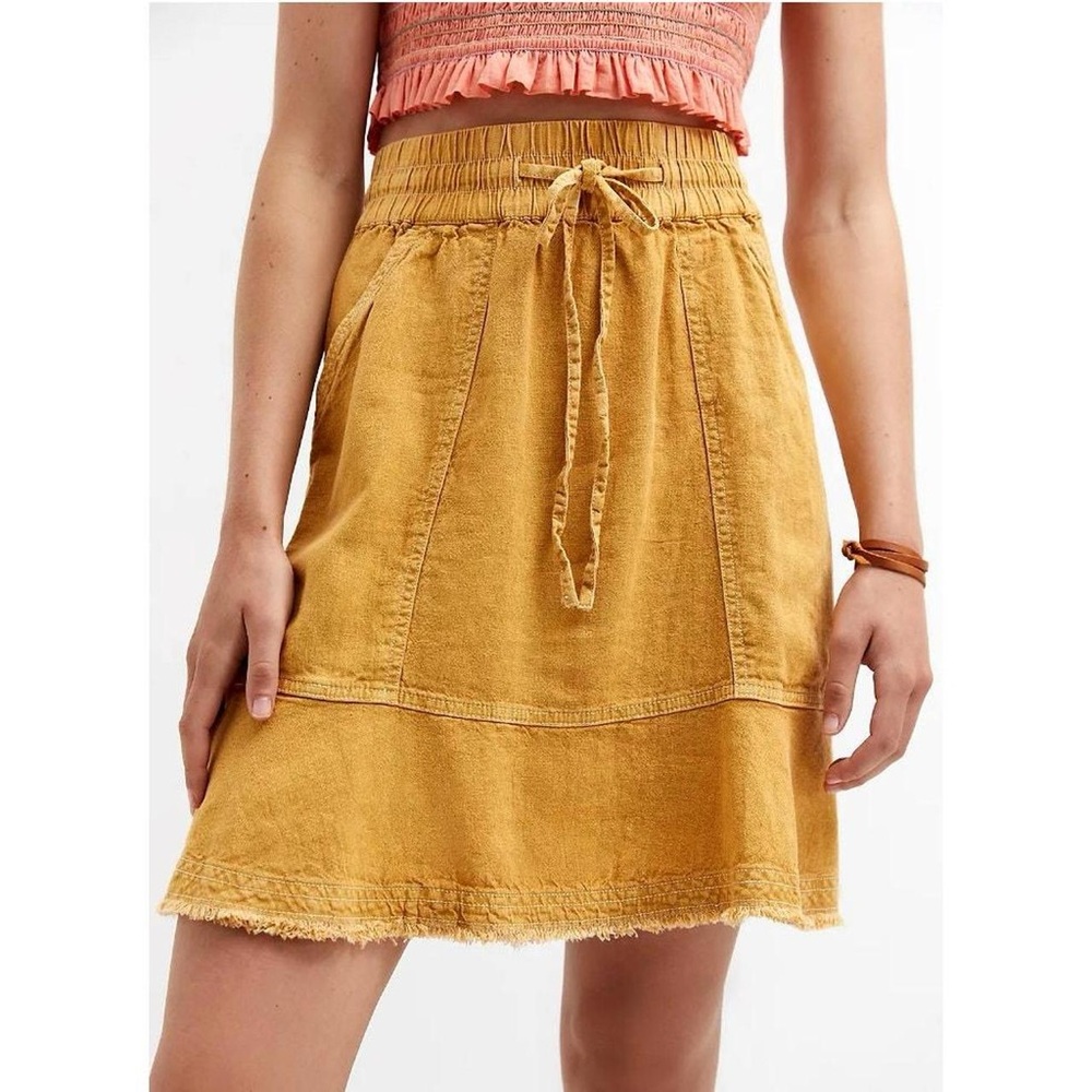 Anthropologie Pilcro Flounced Mini Skirt